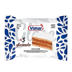 Alfajor Vimar X-3 blanco x 24 un.